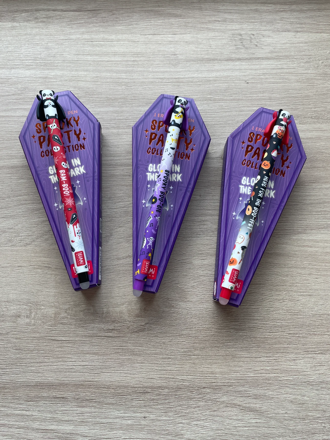 Conjunto 3 canetas Halloween Legami 2026