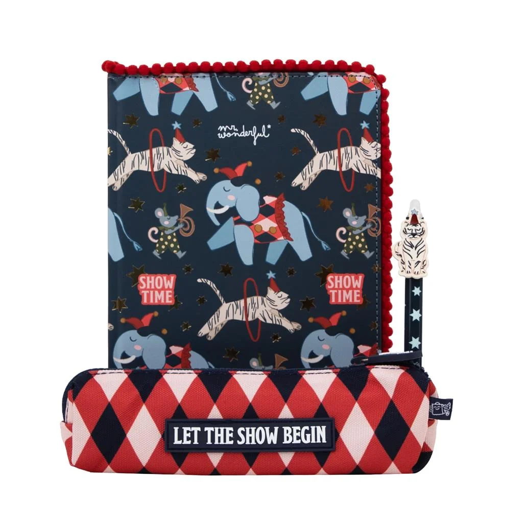 Conjunto de Escrita Circo - Let the show begin